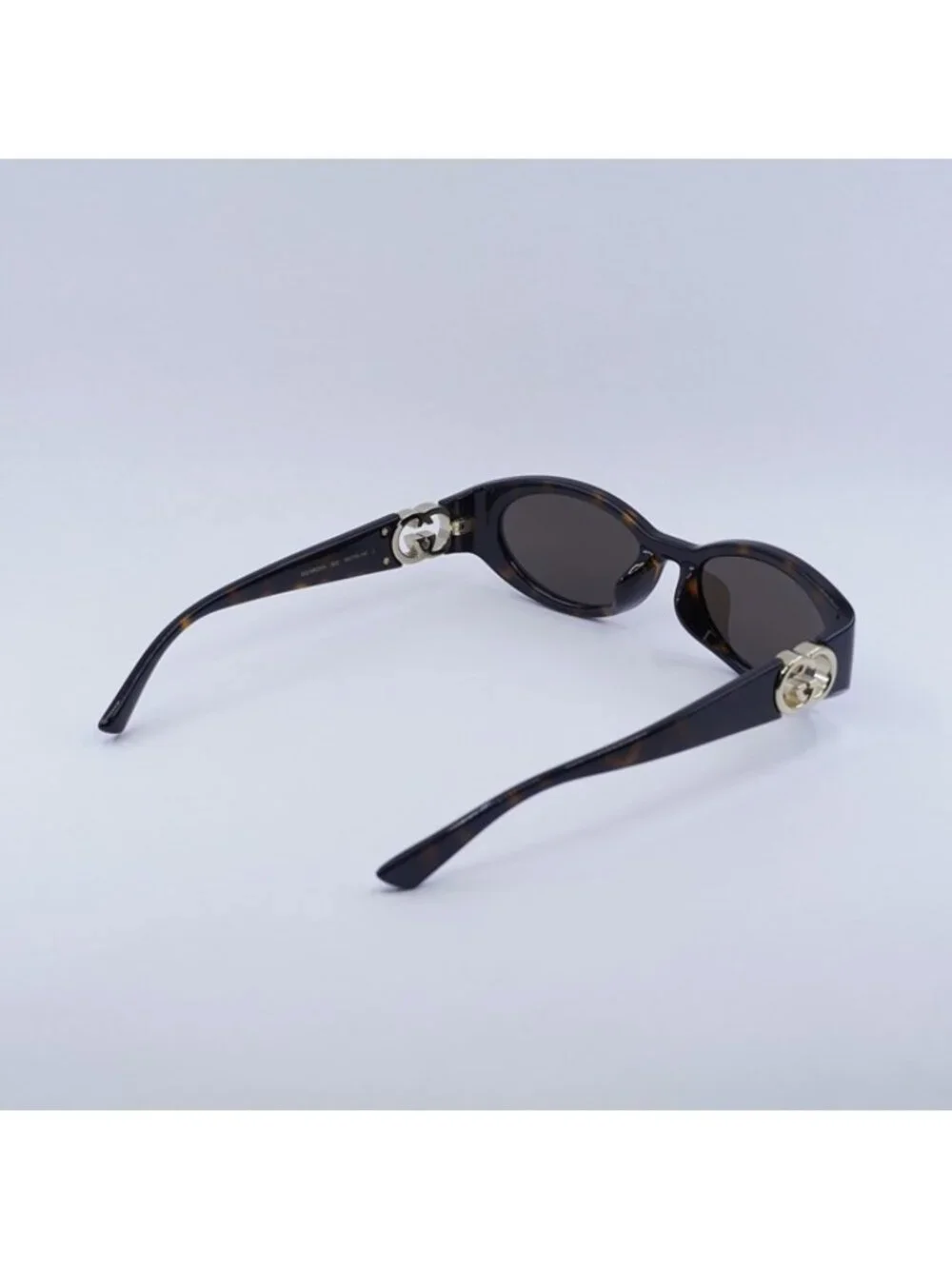 Gucci GG1662SA 002 Sunglasses Havana Oval Frame, Brown Lenses